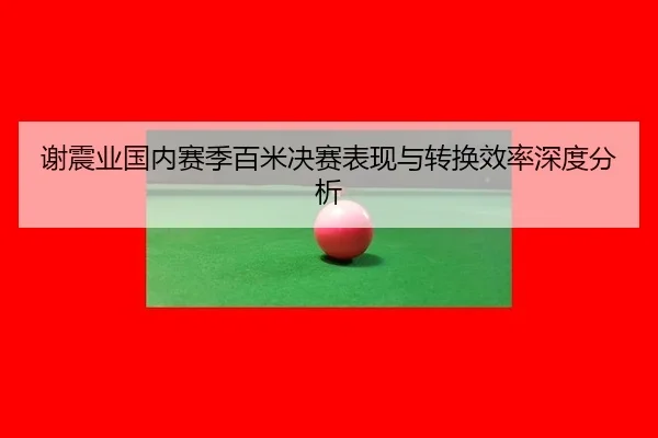 谢震业国内赛季百米决赛表现与转换效率深度分析